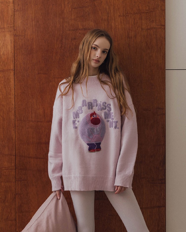 腦筋急轉彎刺繡毛衣(Pixar系列)