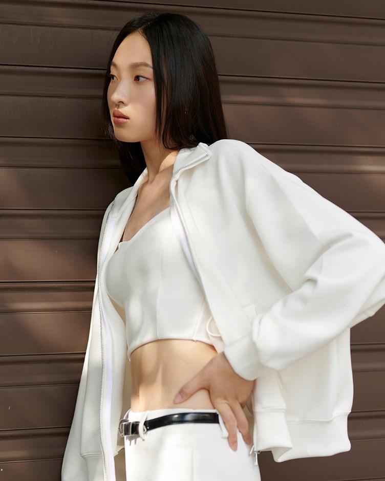 漂浮棉 – 俐落立領造型外套