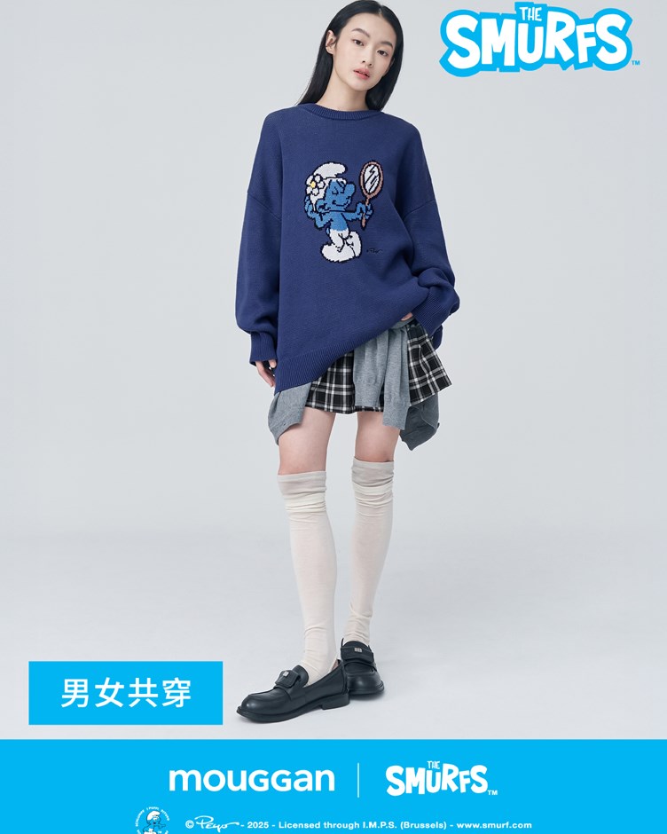 SMURF系列毛衣 (小自戀)