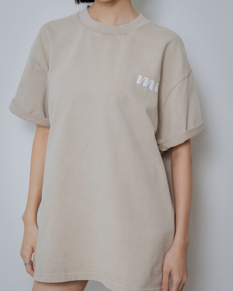 mi發泡印花寬鬆水洗TEE