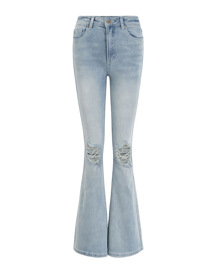 scratch bootcut jeans