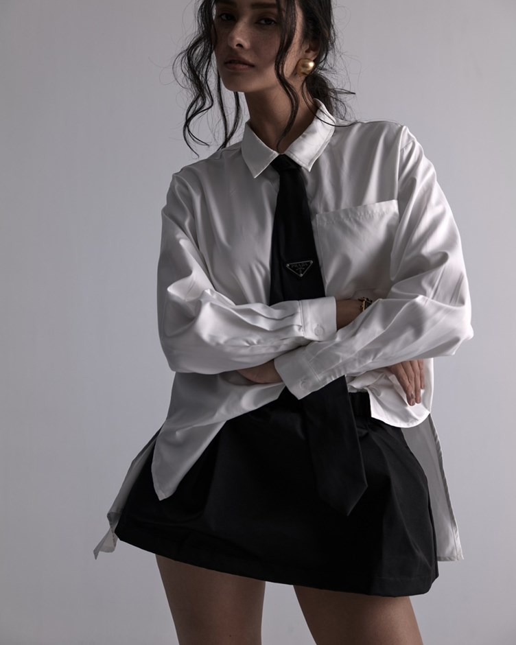 Pleat Detailed Mini Skirt