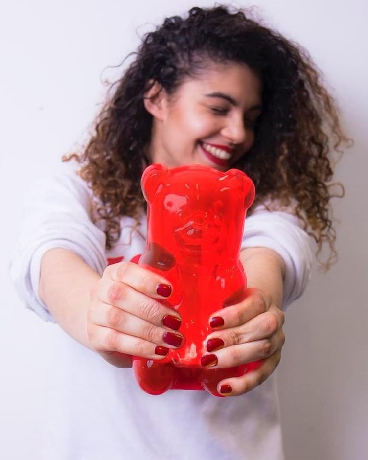 GummyGoods 小熊軟糖夜燈 紅