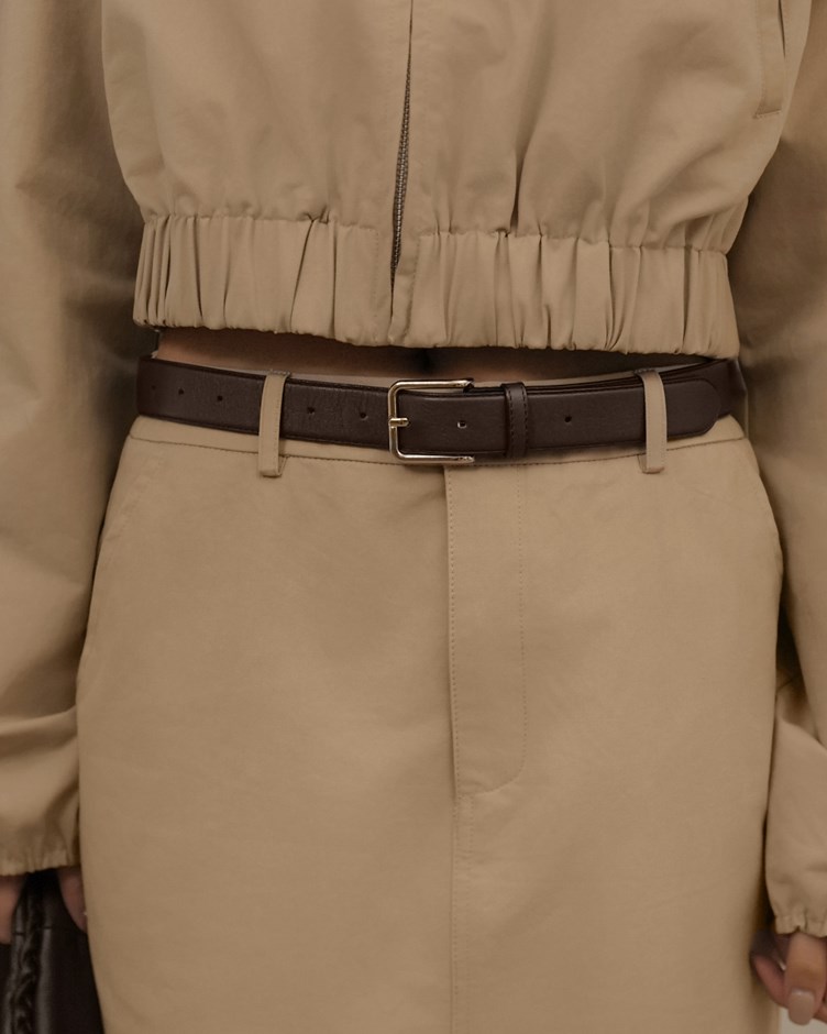 自訂款牛皮方釦頭皮帶