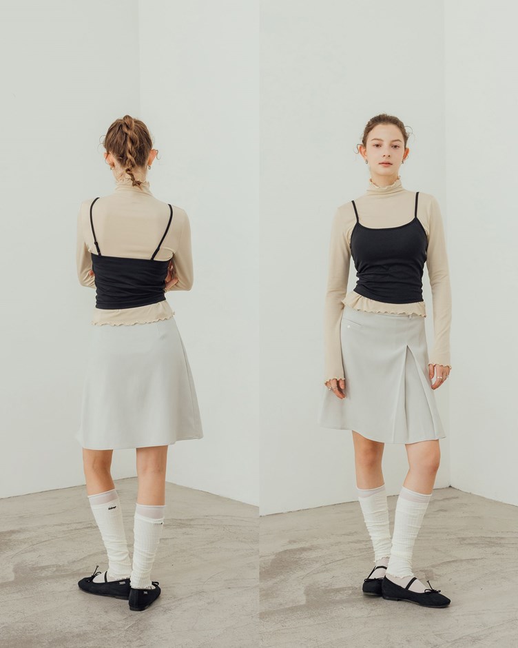 PROJECT.M 雙磨毛彈性細肩BRA TOP