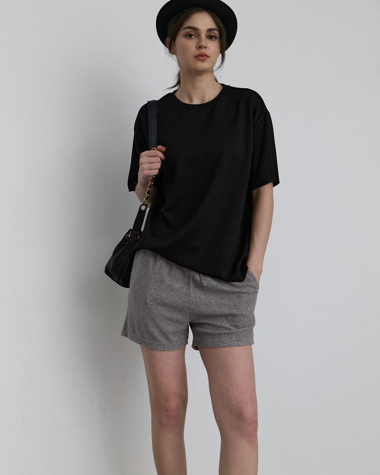 人造絲毛巾布| 男女抽繩短褲