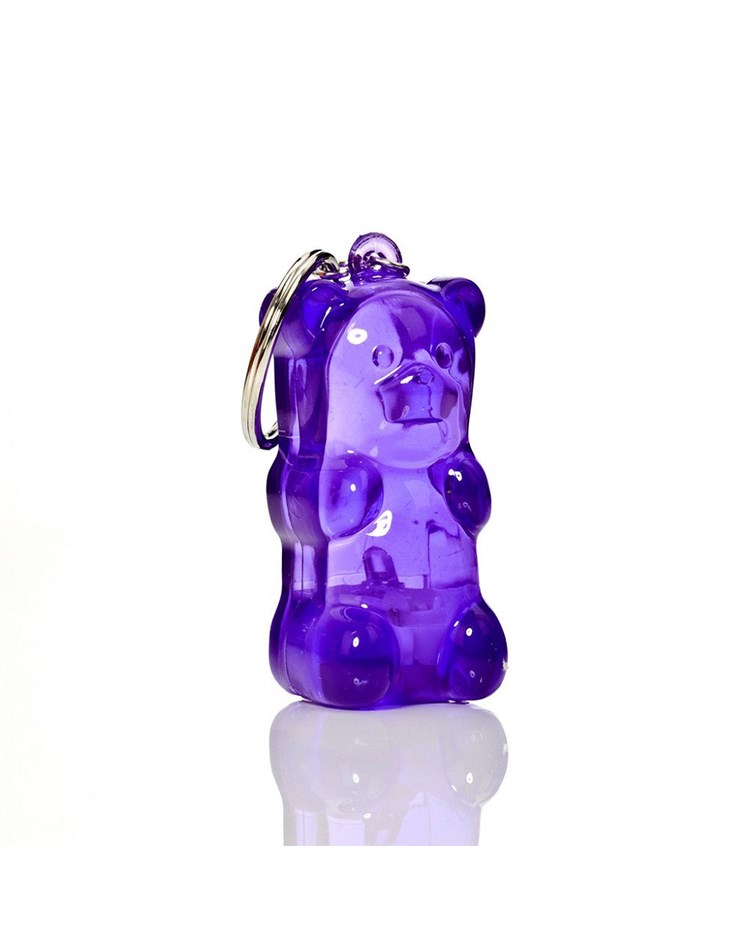 GummyGoods 小熊軟糖鑰匙圈紫