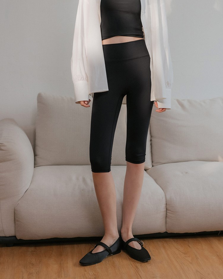 高腰緊身七分leggings