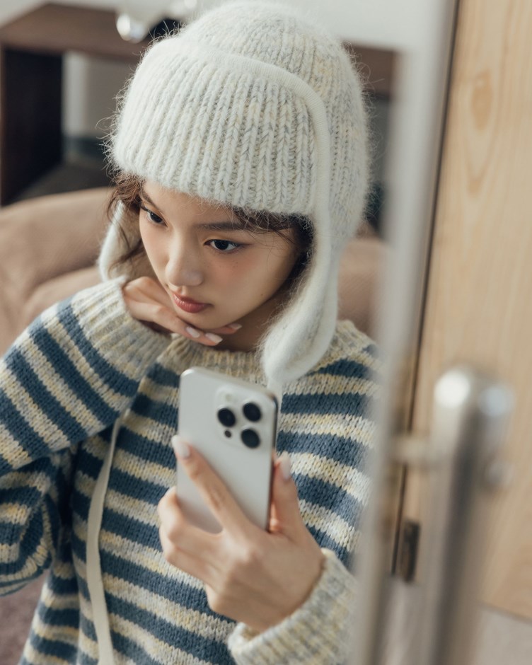 KR羊毛針織飛行毛帽(預購 預計年前到貨)