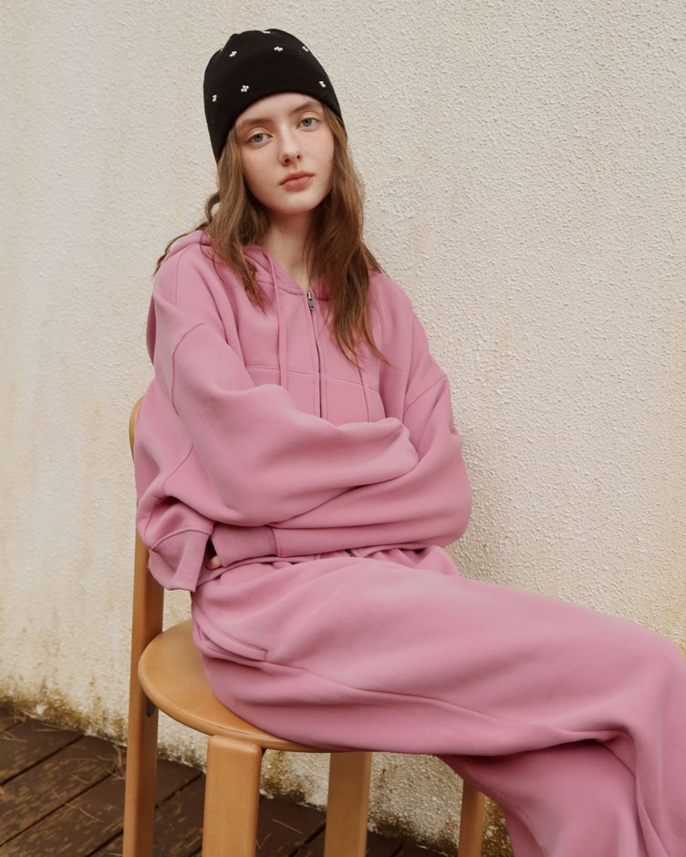 厚磅內刷毛連帽抽繩外套