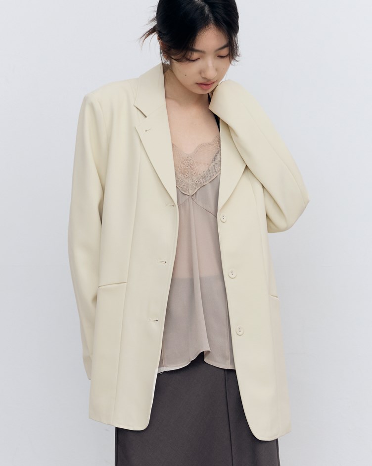 中性挺版西裝外套
