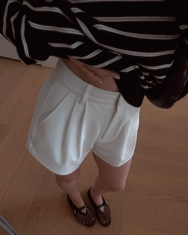 斜紋中腰西裝短褲(ME.)