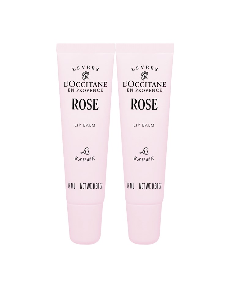 L’OCCITANE 歐舒丹 玫瑰護唇膏(12ml)*2(專櫃公司貨)