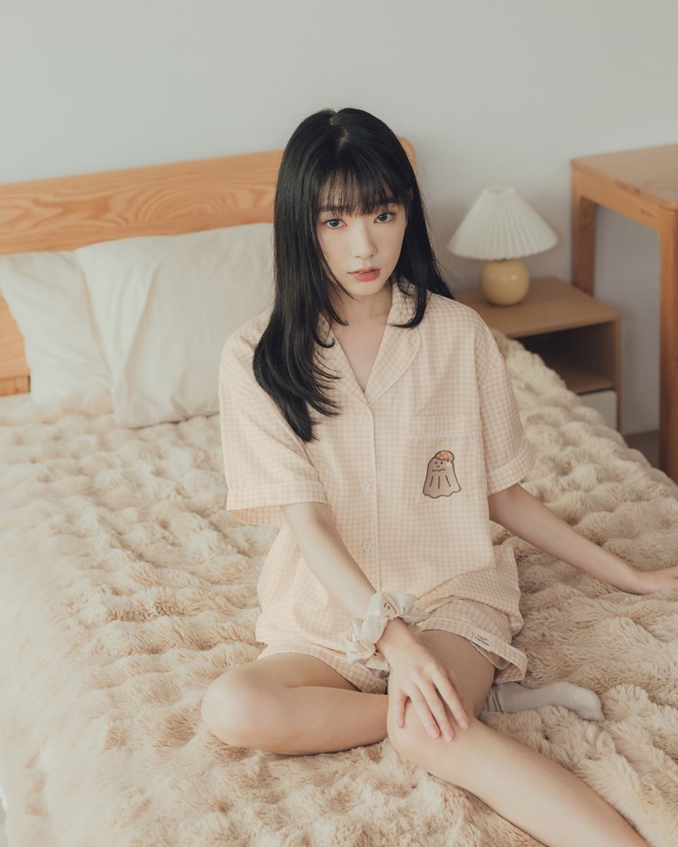 可露露格紋襯衫