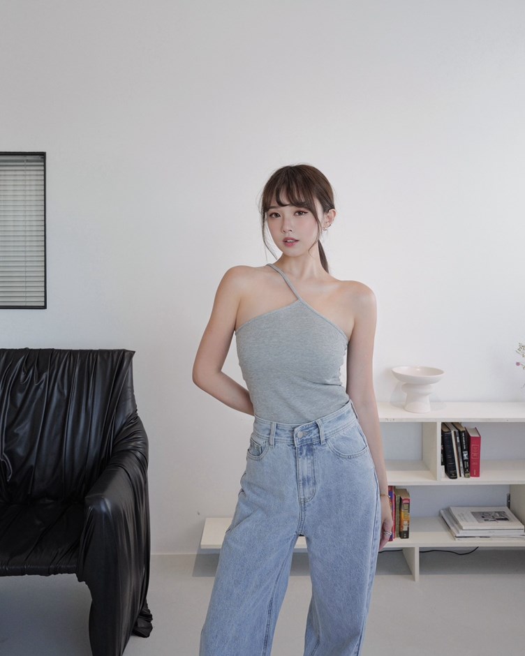 One Shoulder Skinny Top