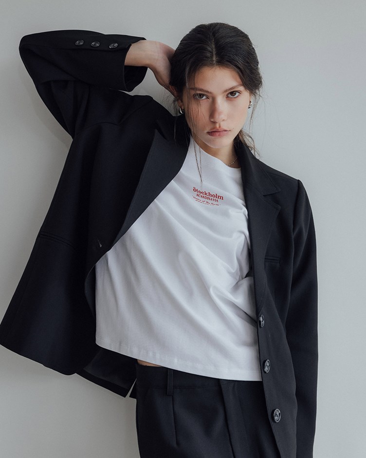 車線抗皺西裝外套