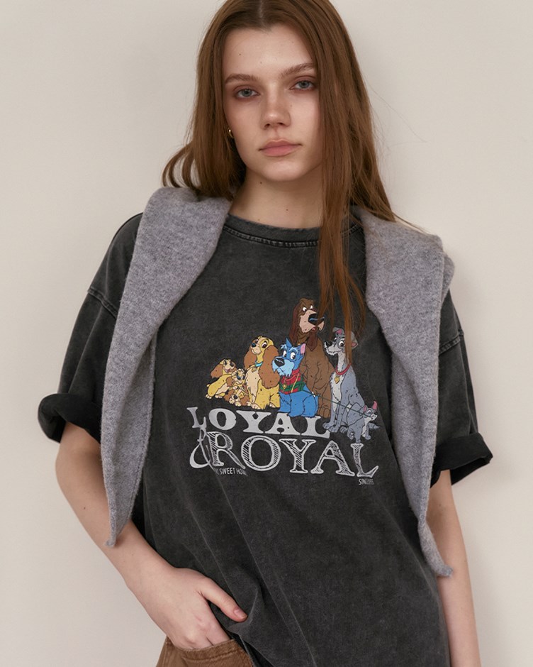 小姐與流氓水洗OVERSIZE TEE(Disney系列)