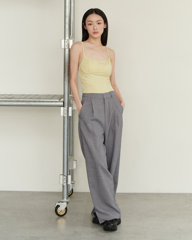 細肩帶羅紋BRA TOP