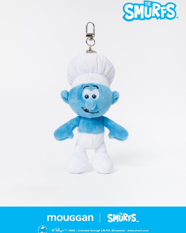 SMURF系列玩偶吊飾 (小麵包師)