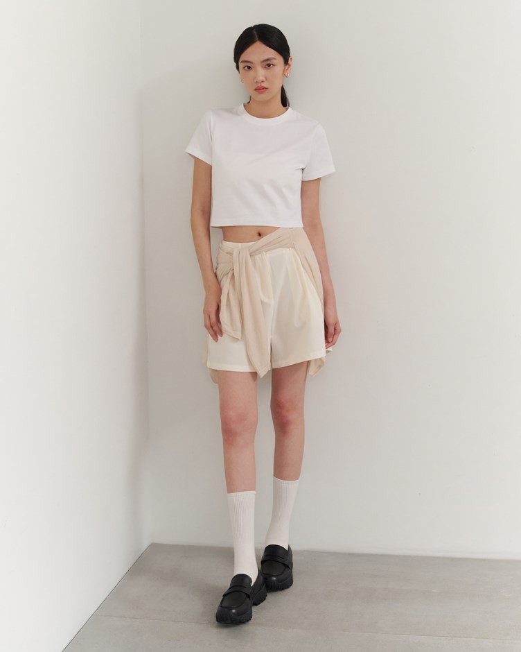 挺版 LOGO CROP TEE