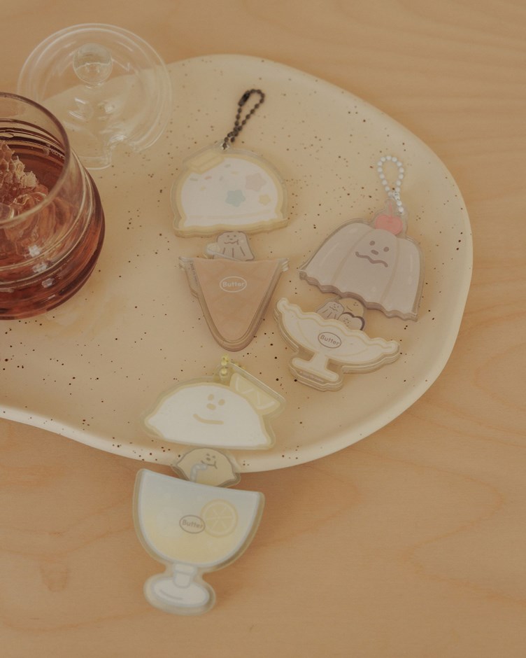 奶油甜品壓克力盲盒吊飾(隨機出貨)