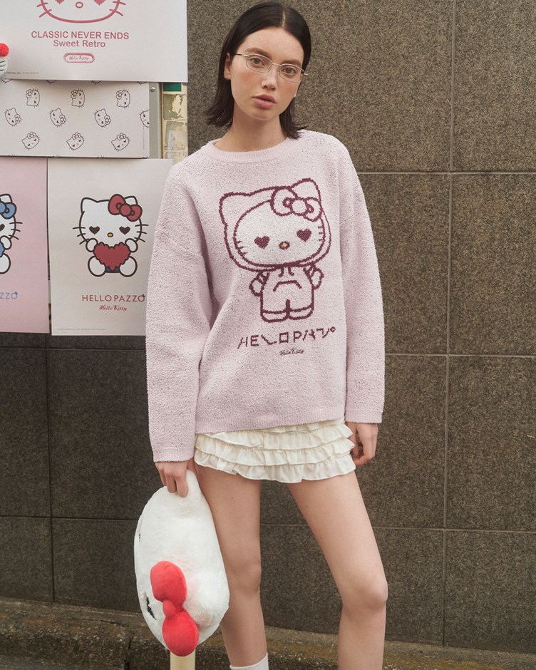 HELLO KITTY人物造型珊瑚絨上衣