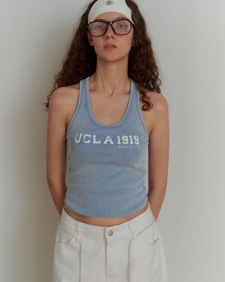 UCLA洗舊破壞感U領BRA TOP