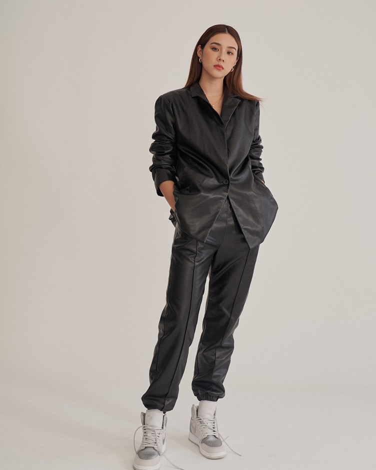 Rotten′s faux-leather pants