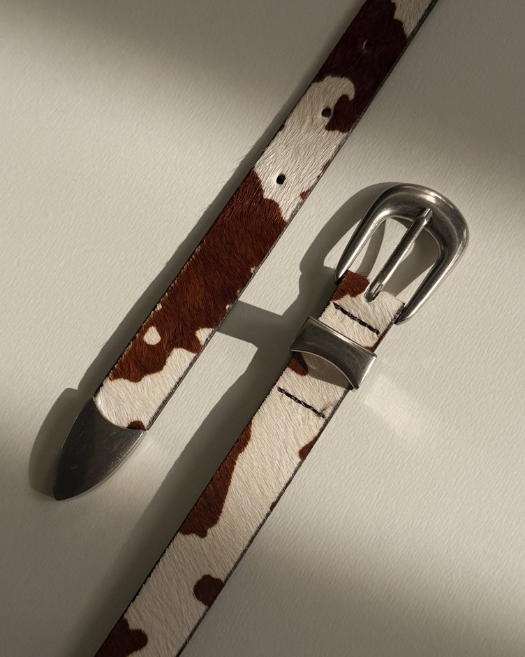 動物紋毛感粗皮帶