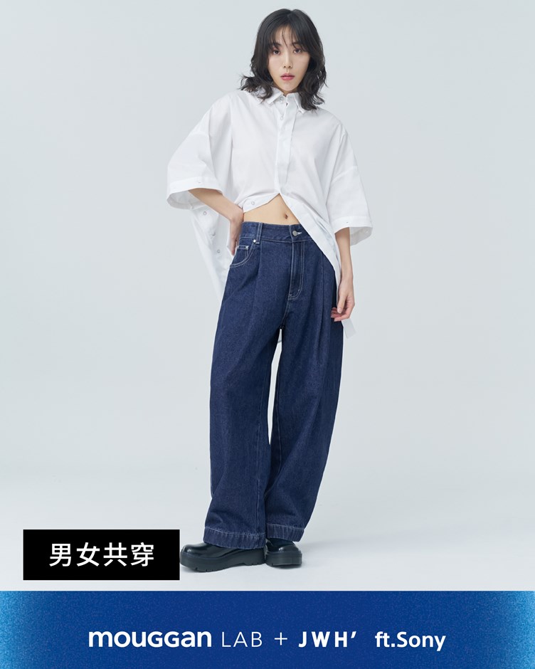 LAB+JWH 中性九分牛仔褲