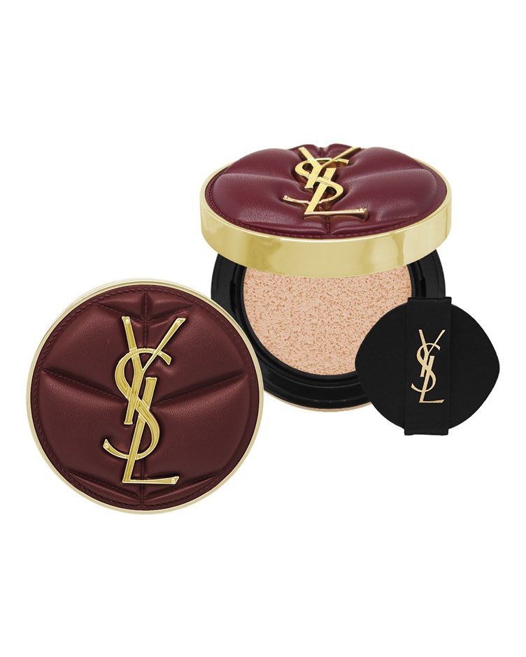 YSL 恆久完美霧光氣墊粉餅SPF 23 / PA++ 雲朵皮革版(14g)(專櫃公司貨)