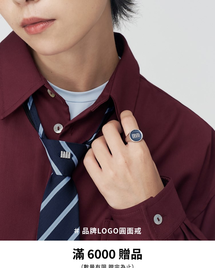 品牌 LOGO 圓面戒