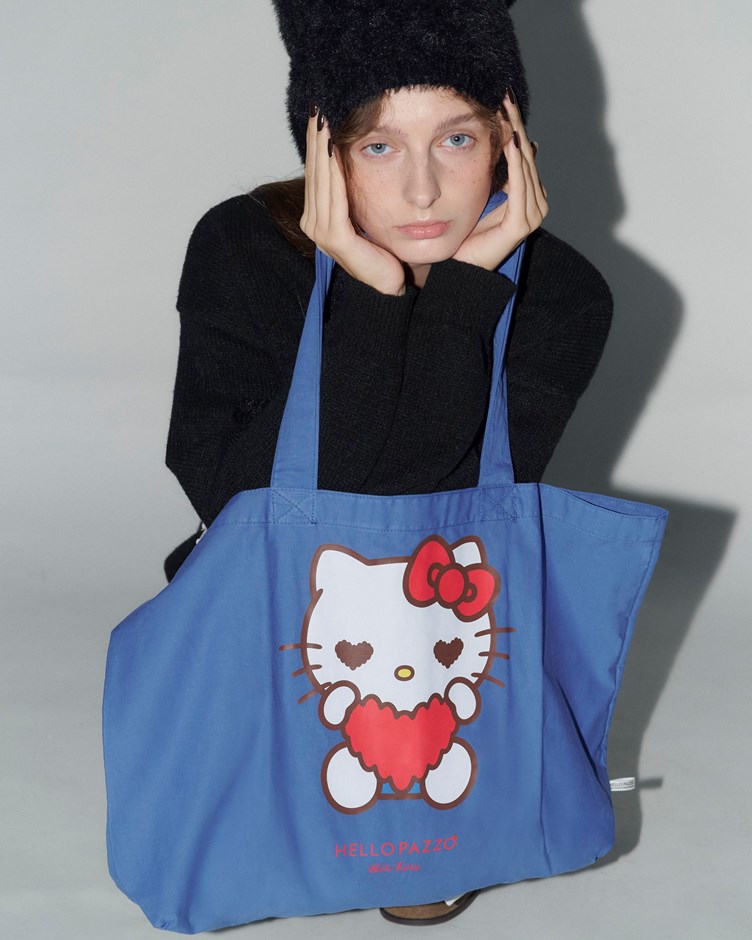 HELLO KITTY愛心造型托特包