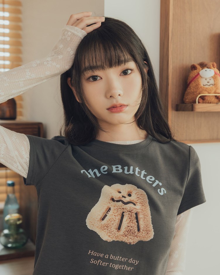 毛茸茸可露露合身短Tee