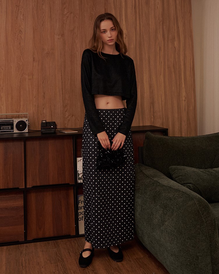 後開岔點點長裙