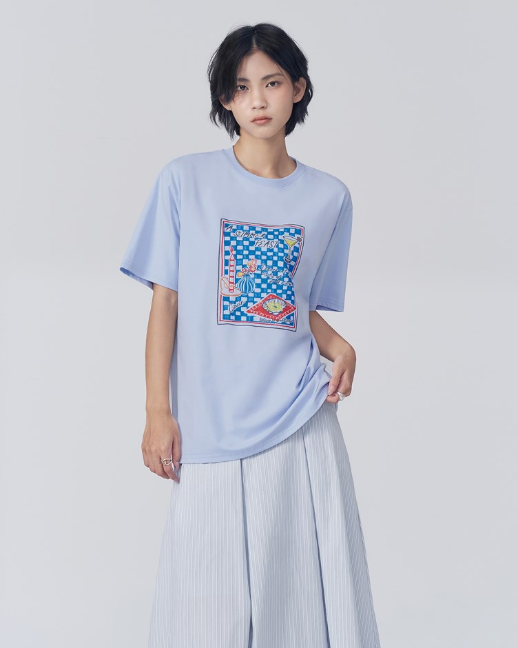 夏日饗宴寬版圖TEE