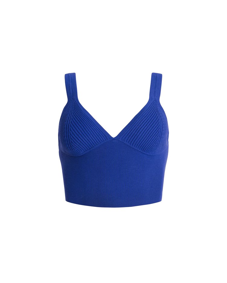 bordure ribbon knitting top
