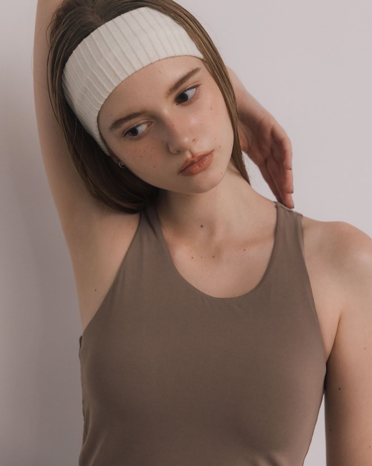 日常涼感U領削肩BRA TOP