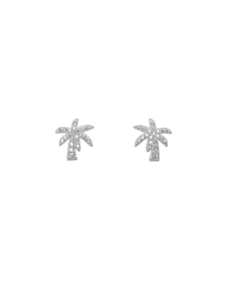 palm fortunei rhinestones earrings