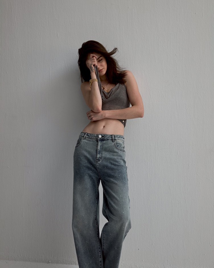 HER Crystal Baggy Jeans