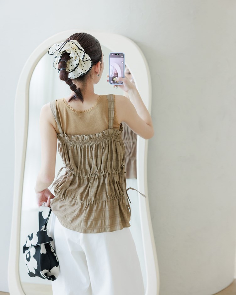 PROJECT.M 蕾絲花邊圓領背心