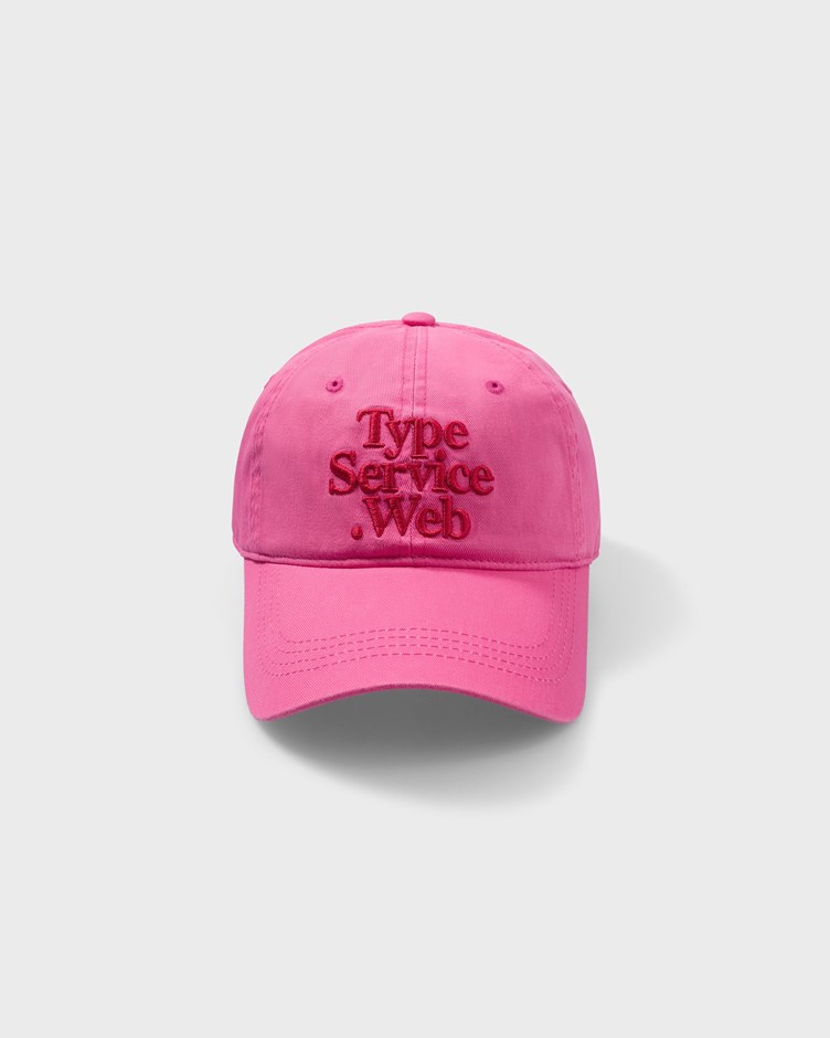 Typeservice Web 品牌棒球帽-亮粉