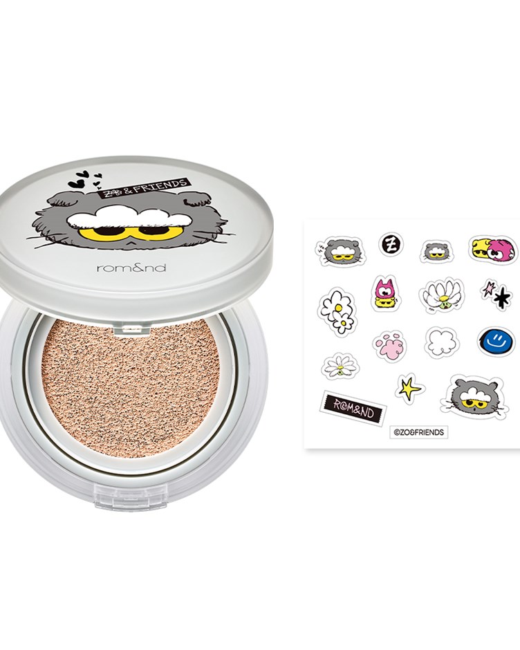 rom&nd X ZO&FRIENDS 柔焦氣墊(含貼紙) SPF24 PA++
