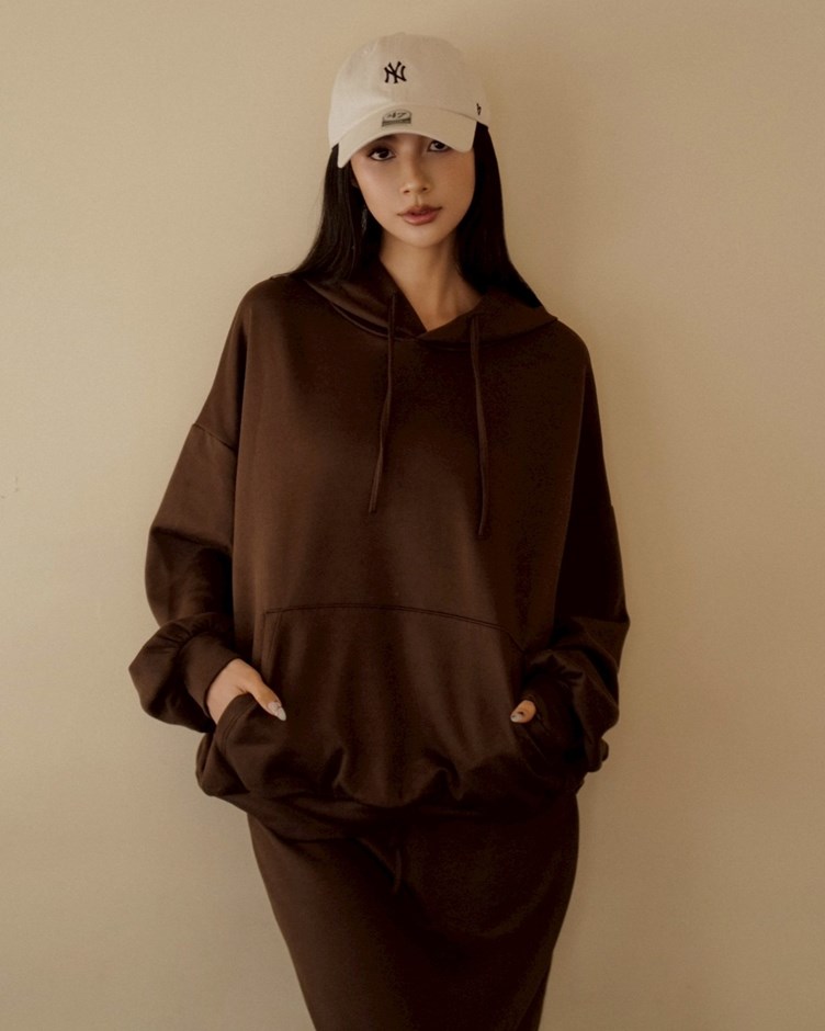 輕柔斜紋磨毛帽TEE