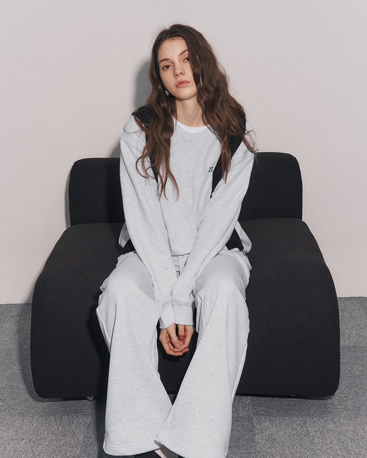 開領排釦oversize衛衣(ME.)