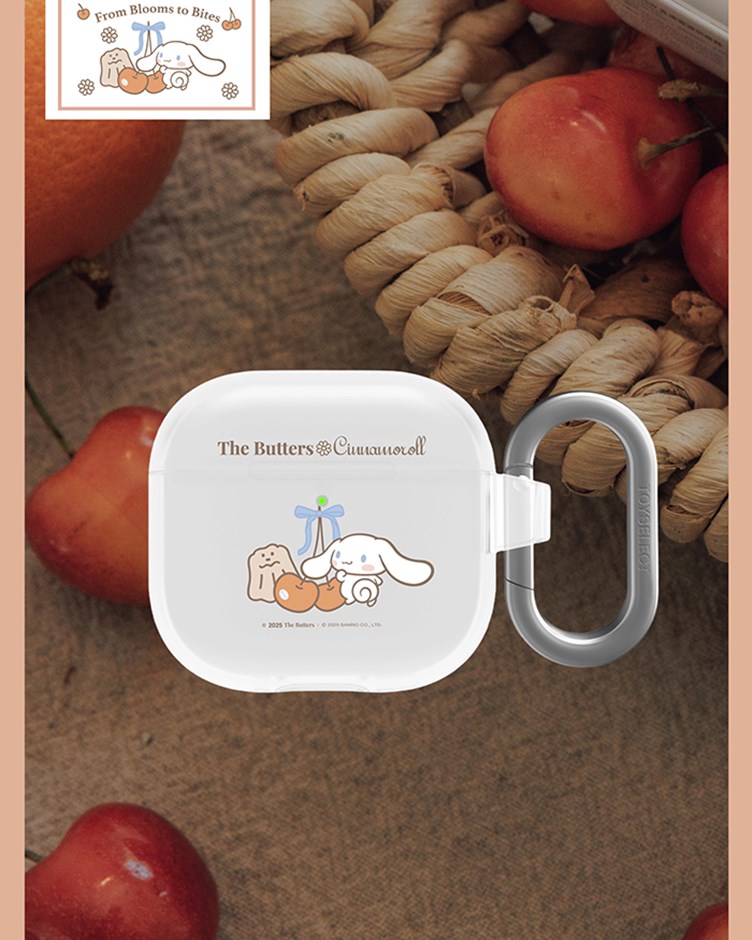【TOYSELECT】奶油家族x大耳狗 櫻桃時光強悍耳機套(AirPods 4)