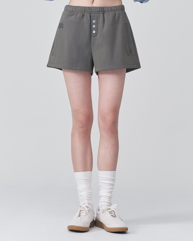 棉質抽繩短褲