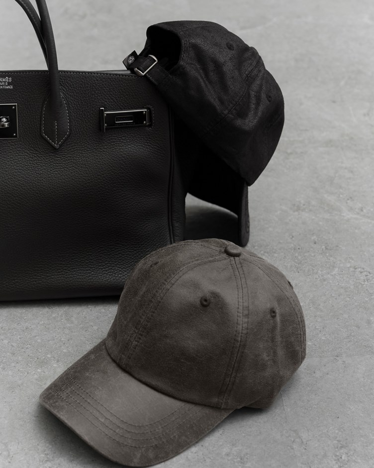 仿舊皮革棒球帽