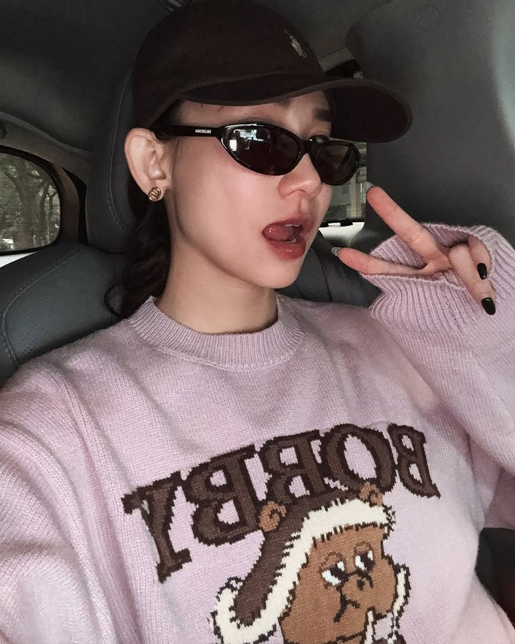 Bobby&Bella滑雪熊熊緹花毛衣