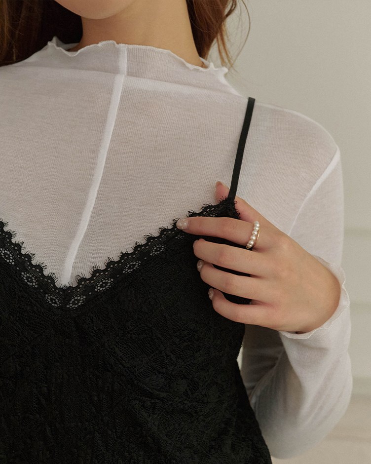 蕾絲細肩帶背心